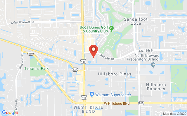 Google map image of location Sandalfoot S, Boca Raton, FL 33428, USA